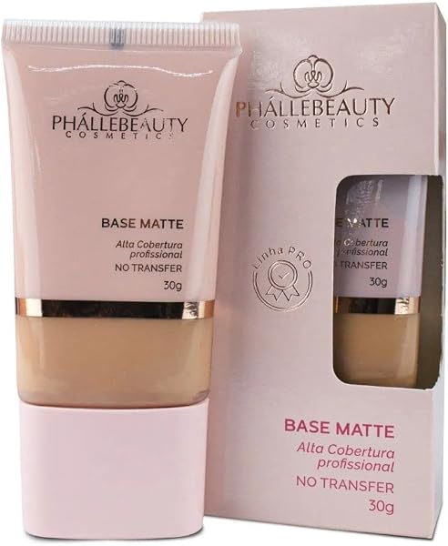 Base Matte Alta Cobertura Phallebeauty