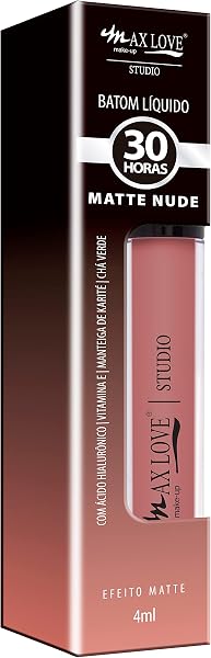Batom Nude Matte Max Love