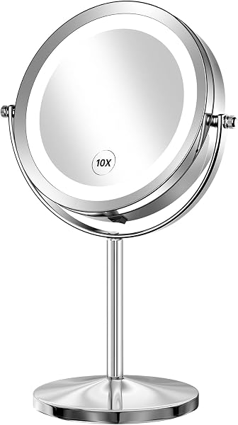 Espelho de Aumento com LED Mor 20 cm