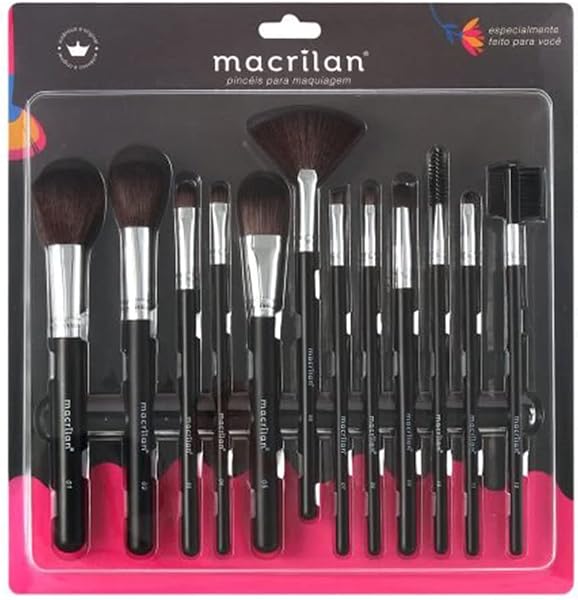 Kit de Pincéis Macrilan KP9-1A