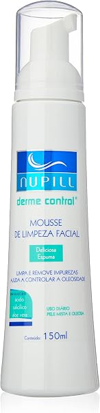 Mousse de Limpeza Facial Nupill