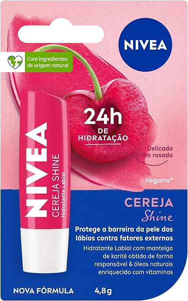 NIVEA Hidratante Labial Cereja Shine