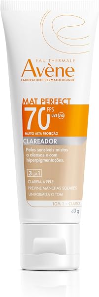 Protetor Solar Mat Perfect Fluido Clareador Clara FPS 70